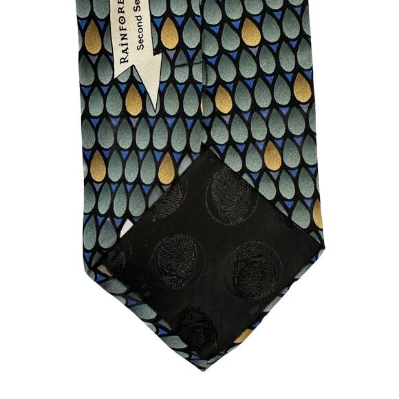Vintage Grateful Dead Men's Silk Neck Tie Rainforest Second Set Geometric Print - Picture 3 of 9